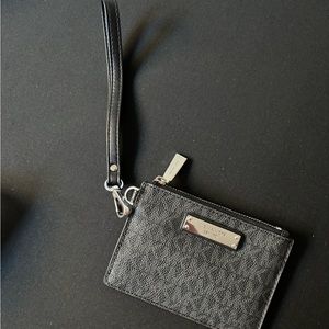 Michael Kors Logo Leather Coin Purse